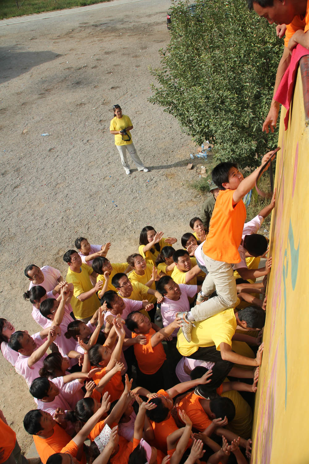 2010年8月素質拓展畢業墻